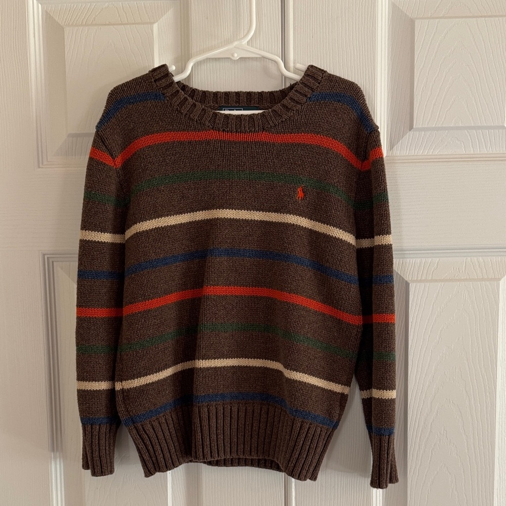 Polo Ralph Lauren Multicolor Striped Crewneck Sweater